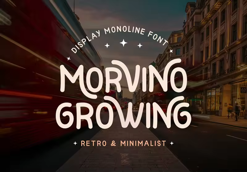 小咖下午茶：现代&复古的Monoline字体