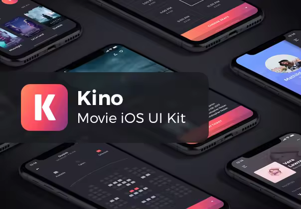 小咖下午茶：高品质电影App应用iOS UI套件
