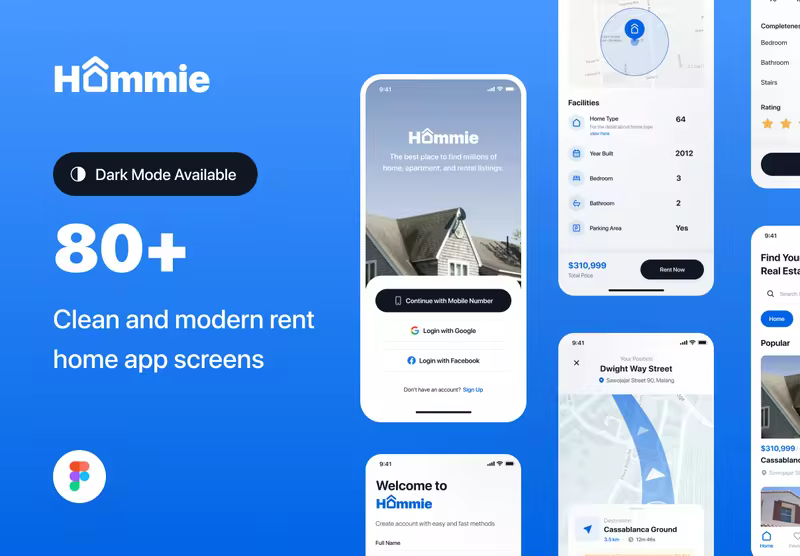 小咖下午茶：房地产App应用程序 UI 套件