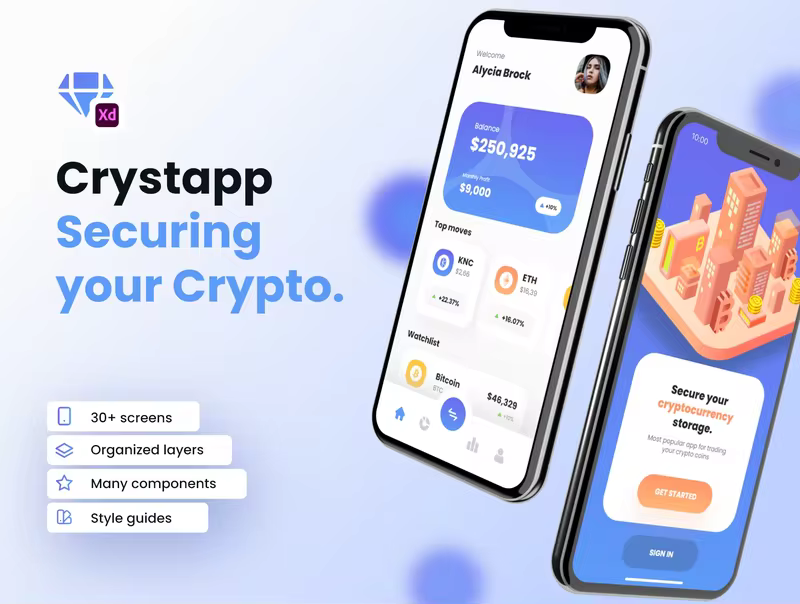 小咖下午茶：加密货币钱包App UI套件