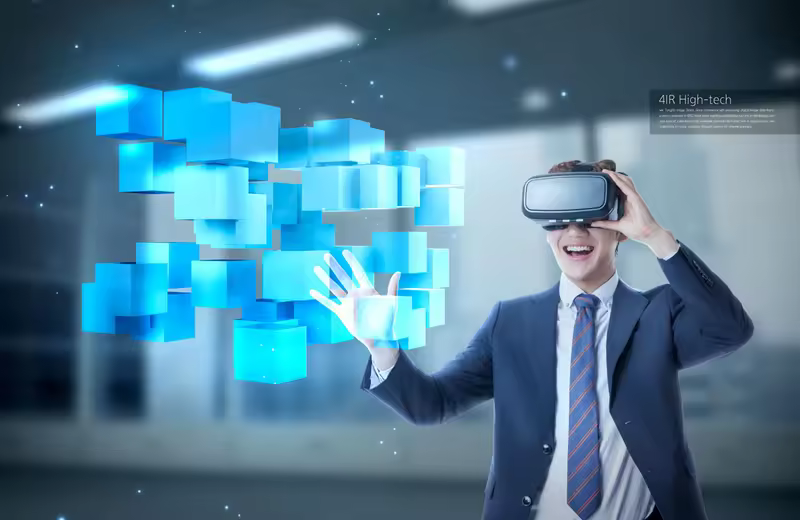第四次工业革命VR科技海报设计韩国素材[PSD]