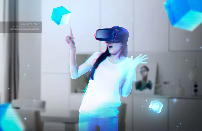 失真VR高科技海报设计韩国素材[PSD]
