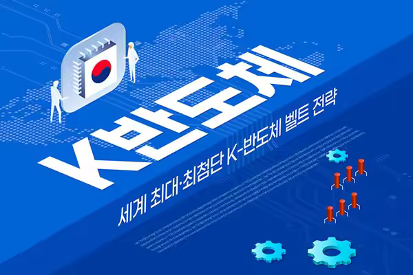 半导体电路科技海报设计韩国素材[PSD]