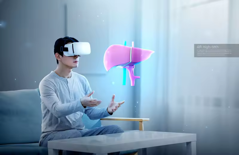 VR虚拟现实科技应用推广海报设计韩国素材[PSD]