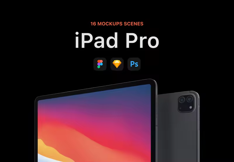 小咖下午茶：iPad Pro平板电脑样机场景
