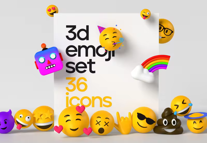 小咖下午茶：3D表情符号