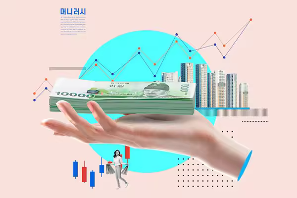 金融生活消费海报设计韩国素材[psd]