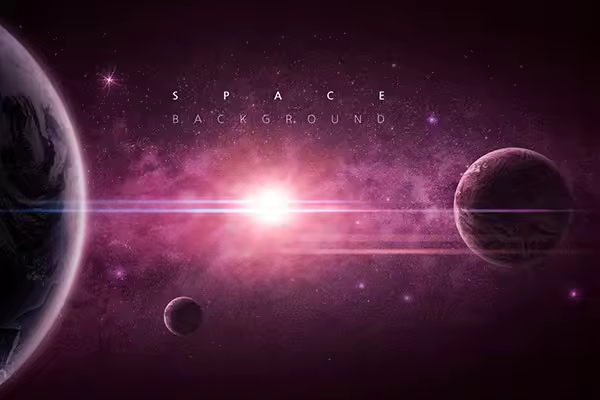银河星系光芒背景韩国素材[psd]