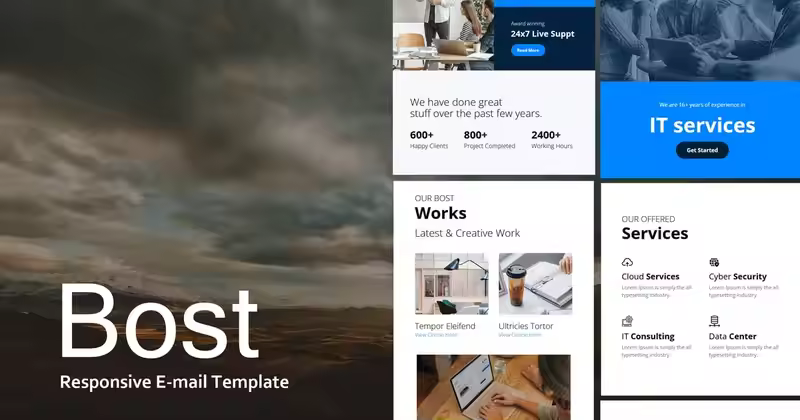 Bost Mail – 响应式电子邮件模板