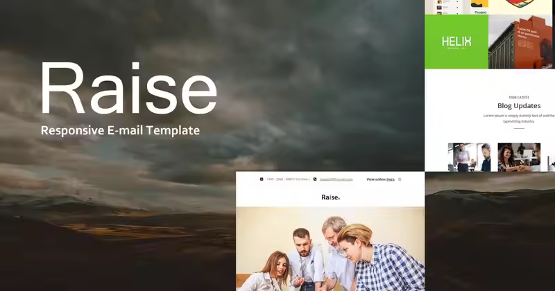 Raise Mail – 响应式电子邮件模板
