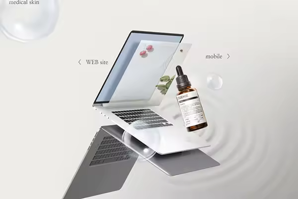 皮肤护理产品推广海报设计韩国素材[psd]