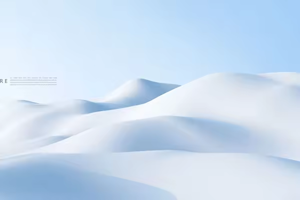 雪白沙漠地形背景海报设计韩国素材[psd]