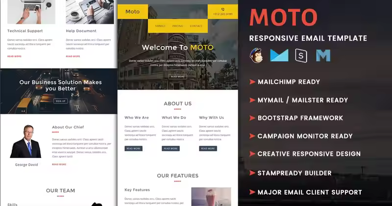 Moto – 多用途响应式电子邮件模板