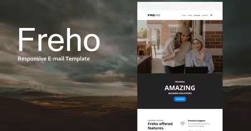 Freho – 响应式电子邮件模板
