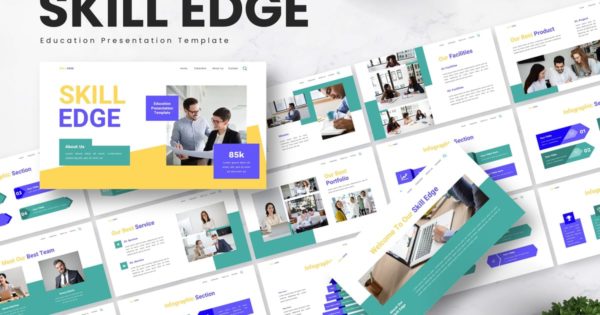 Skill Edge – 教育 Google 幻灯片模板