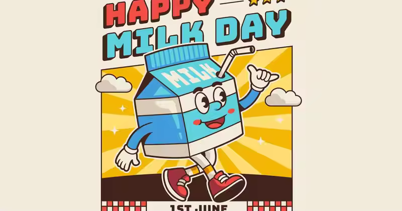 快乐牛奶日