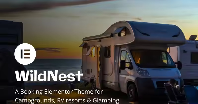 WildNest——露营地和房车公园预订主题