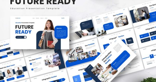 面向未来 – 教育 Powerpoint 模板