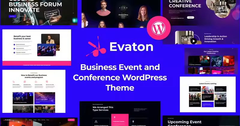 Evaton – 活动会议和聚会 WordPress 主题