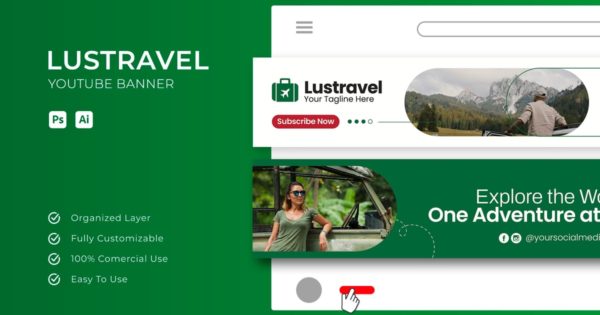 Lustravel – YouTube 横幅