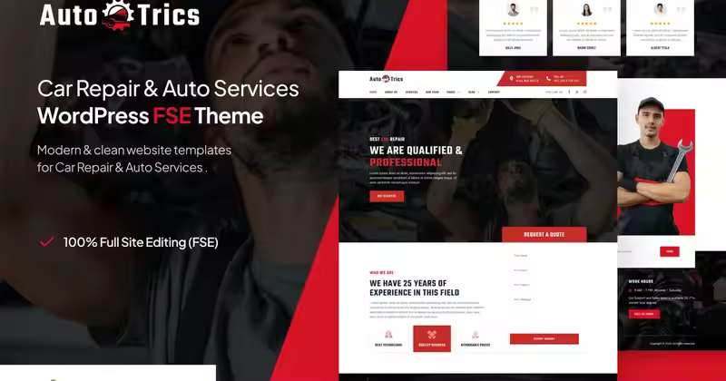 AutoTrics – 汽车维修和汽车服务 WP 主题