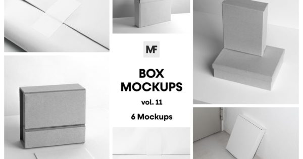 Box Mockups vol.11 – 包装模型