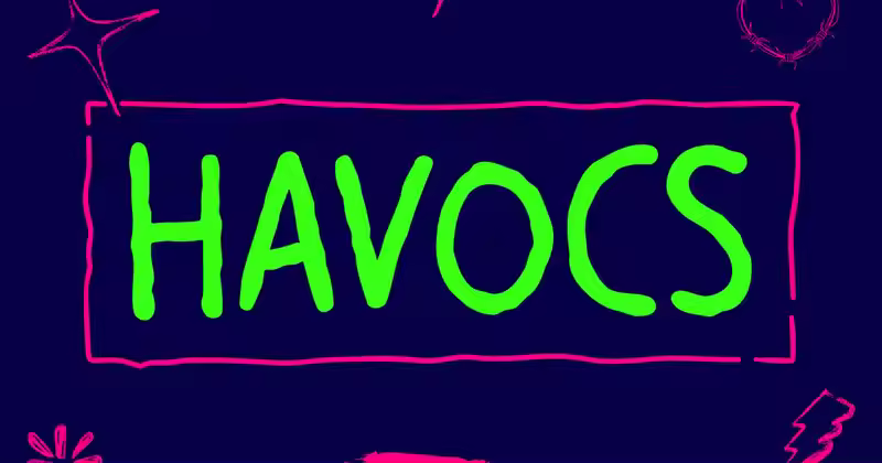奇特而充满活力的字体——Havocs