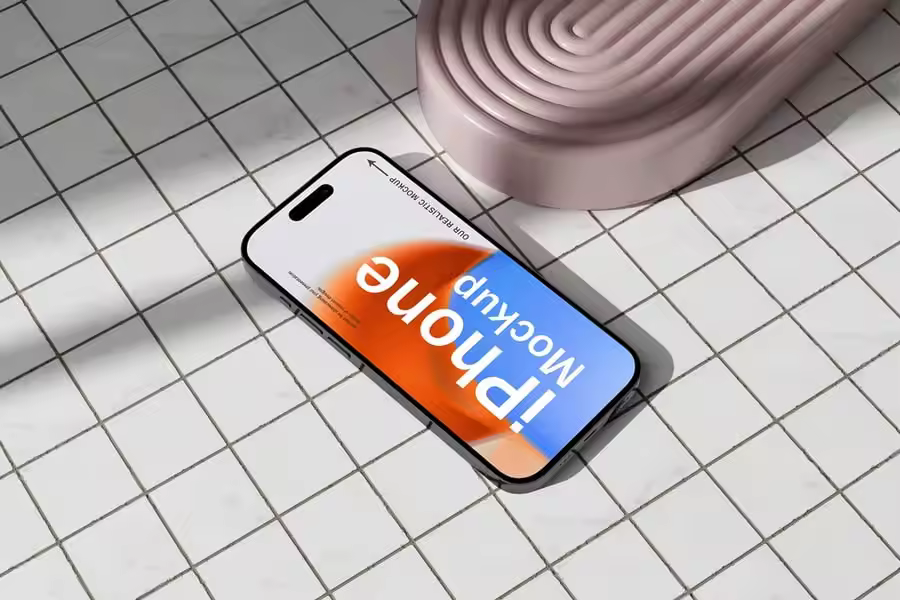 逼真的iPhone样机素材