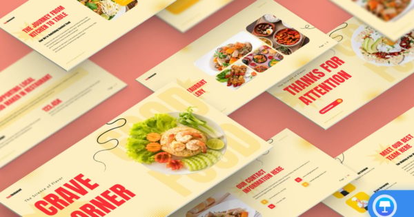 Crave Corner – 美食与餐厅主题演讲