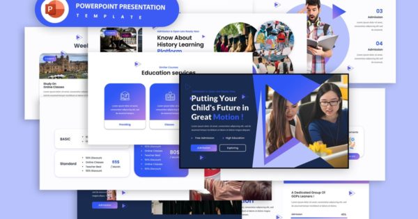 课程教育 PowerPoint 演示文稿
