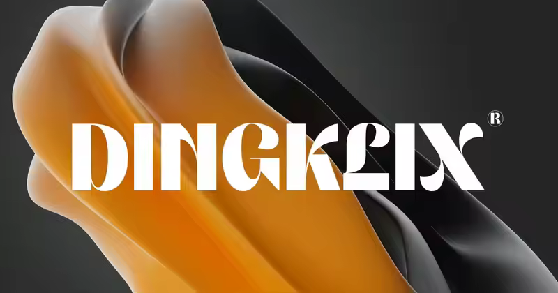 Dingklix – 显示字体系列