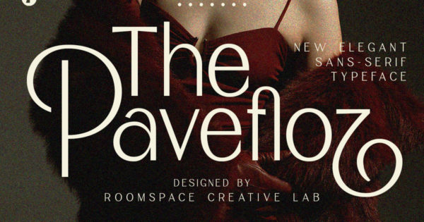 Pavefloz – 优雅简约的女性字体