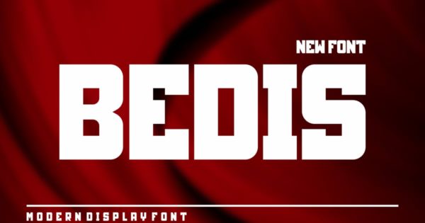 Bedis – 粗体显示字体