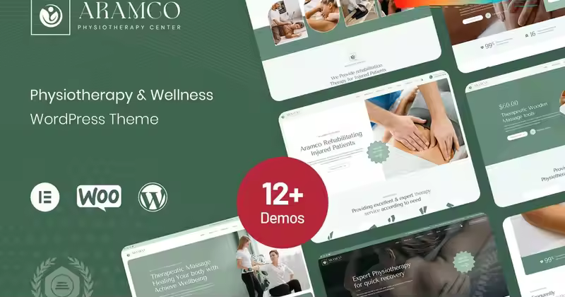Aramco – 物理治疗与健康 WordPress 主题