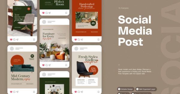 家具店 – Instagram 帖子
