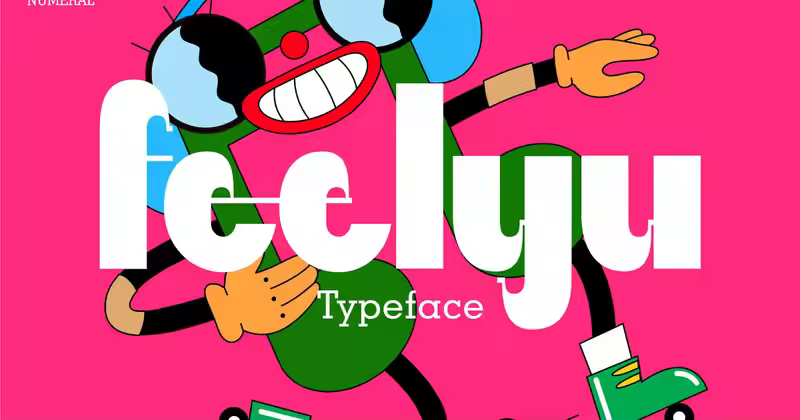 Feelyu – 独特的显示和粗体字体