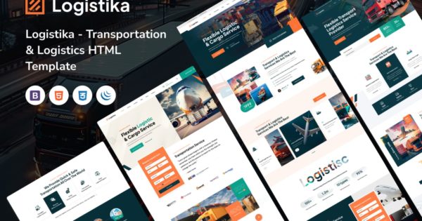 Logistika – 运输和物流 HTML 模板