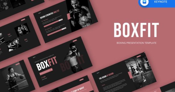 Boxfit – 拳击主题演讲模板