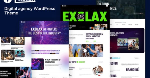 创意数字代理 WordPress 主题