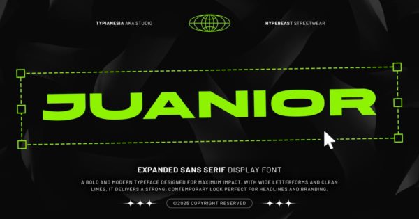 Juanior – 扩展无衬线字体显示