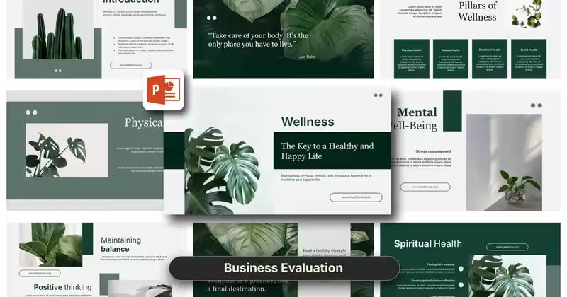 健康 PowerPoint 模板