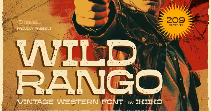 Wild Rango – 复古西方字体