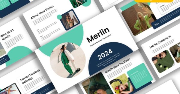 Merlin – 创意商业 Google Slide