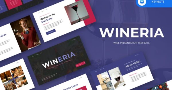 Wineria – 葡萄酒主题演讲模板
