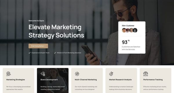 Saylo – 财务与咨询 WordPress 主题