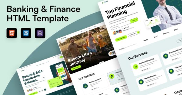 Fibank – 银行和金融 HTML5 模板