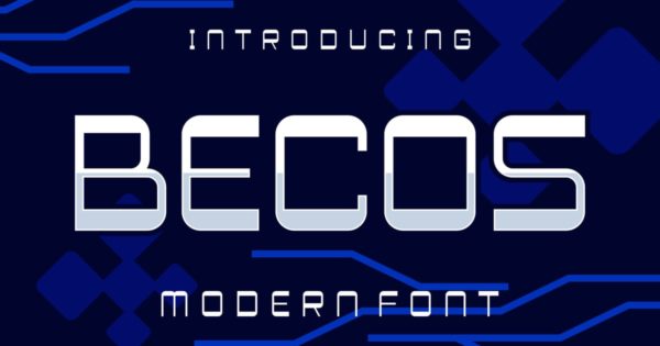 Becos – 技术字体