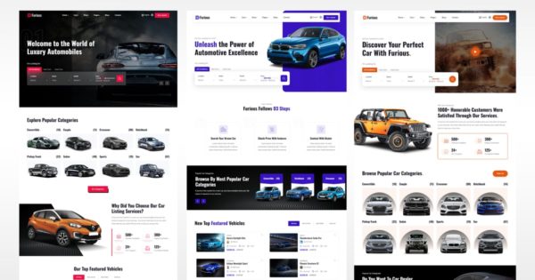 Furious – 汽车列表 WordPress 主题