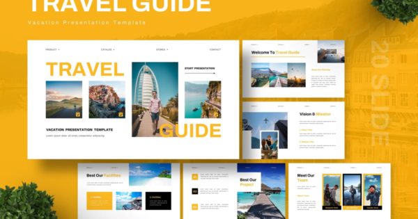 旅行指南 – 假期 Google 幻灯片模板