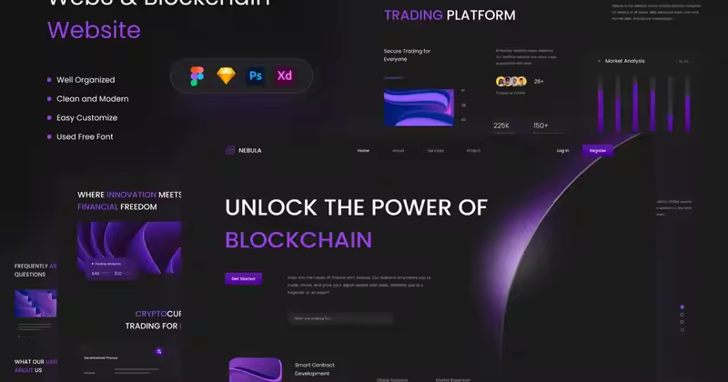 Nebula – Web3 和区块链网站